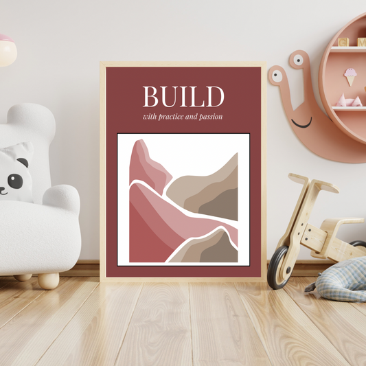 BUILD Decorative Digital Poster