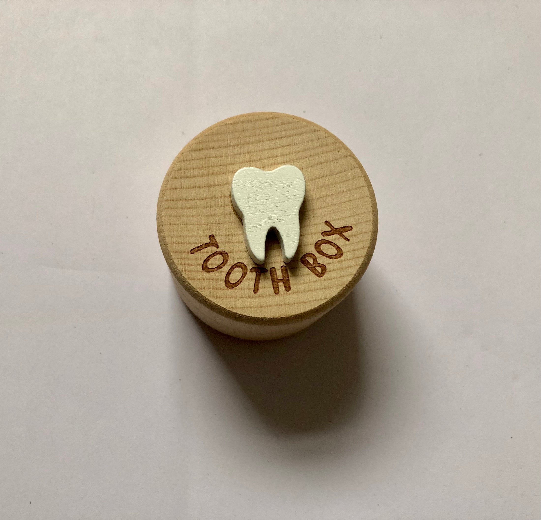 Wooden Mini Tooth Box