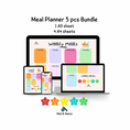 Load image into Gallery viewer, Meal Planner 5 pcs Bundle A4/A3 | Digital
