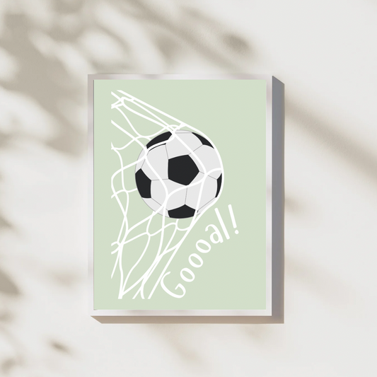 Goooal! Decorative Digital Poster