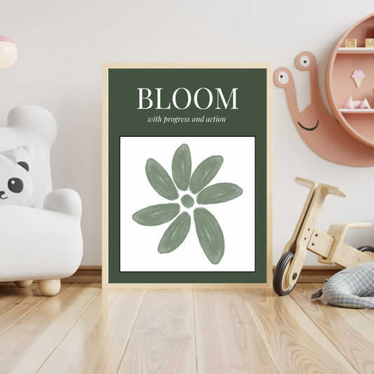 BLOOM Decorative Digital Poster