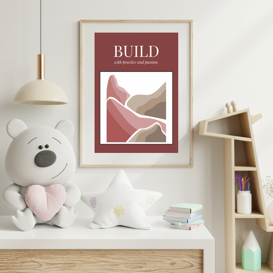 BUILD Decorative Digital Poster