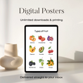 Load image into Gallery viewer, Types of Fruit Set of 2 Digital Poster
