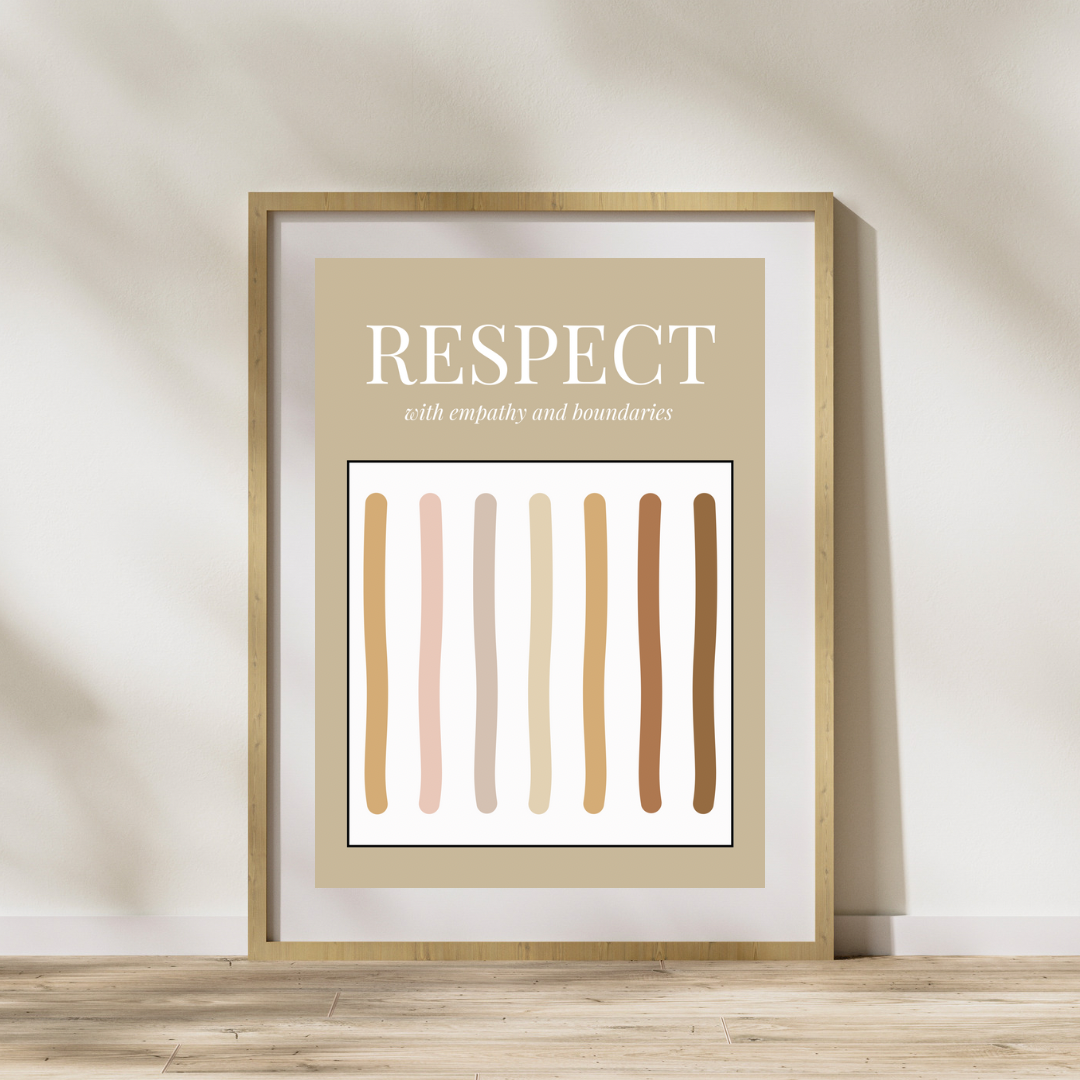 RESPECT Decorative Digital Poster