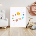 Load image into Gallery viewer, Solar System Decorative Digital Poster
