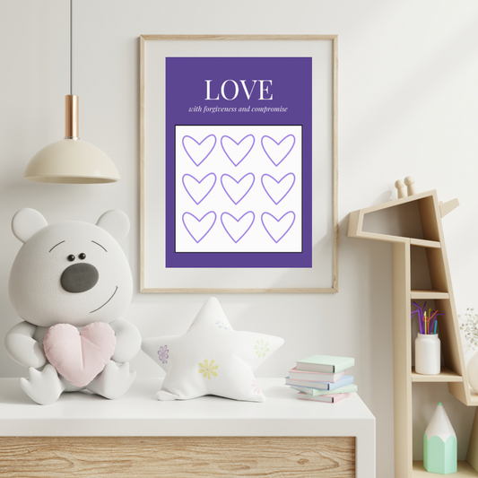 LOVE Decorative Digital Poster