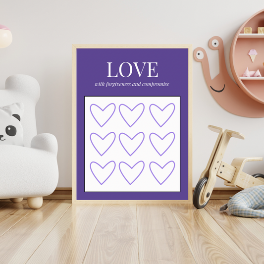 LOVE Decorative Digital Poster