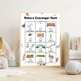 Load image into Gallery viewer, Nature Scavenger Hunt, Set of 3, Digital Posters
