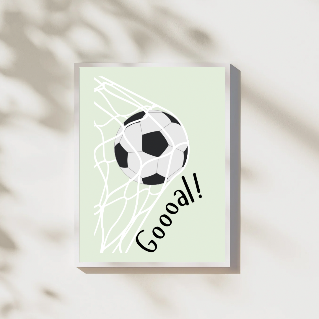 Goooal! Decorative Digital Poster