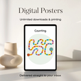 Load image into Gallery viewer, Counting Snake Digital Poster
