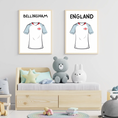 Load image into Gallery viewer, Football Player Shirt Decorative Digital Poster
