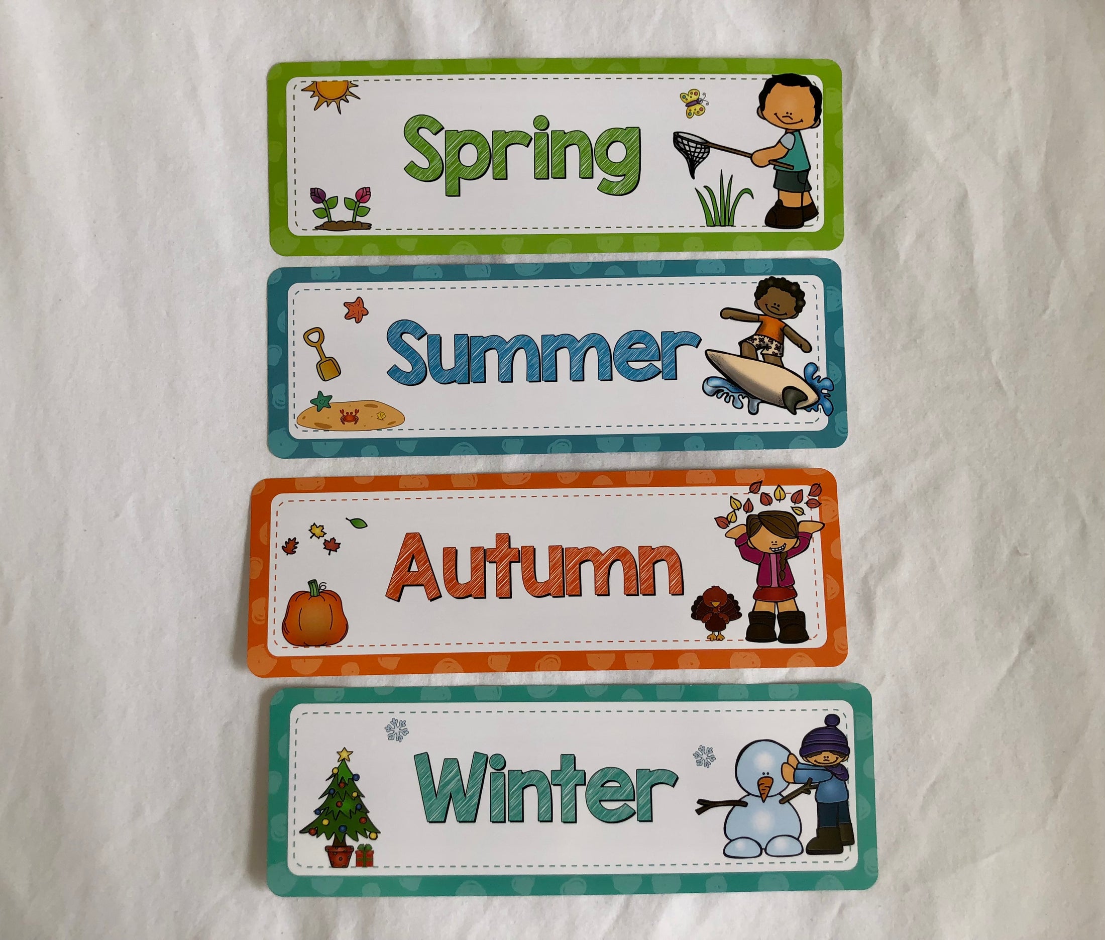 Days/Months/Seasons Flashcard Bundle | 24 pcs