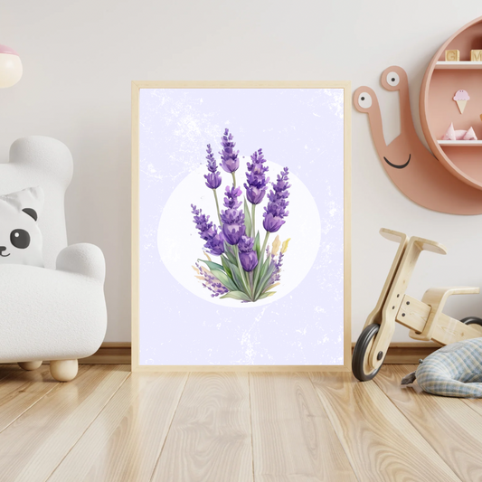 Lavender Decorative Digital Poster