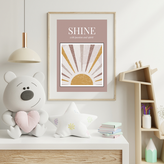 SHINE Decorative Digital Poster