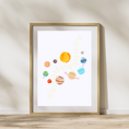 Load image into Gallery viewer, Solar System Decorative Digital Poster
