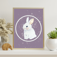 Load image into Gallery viewer, White Bunny Decorative Digital Poster
