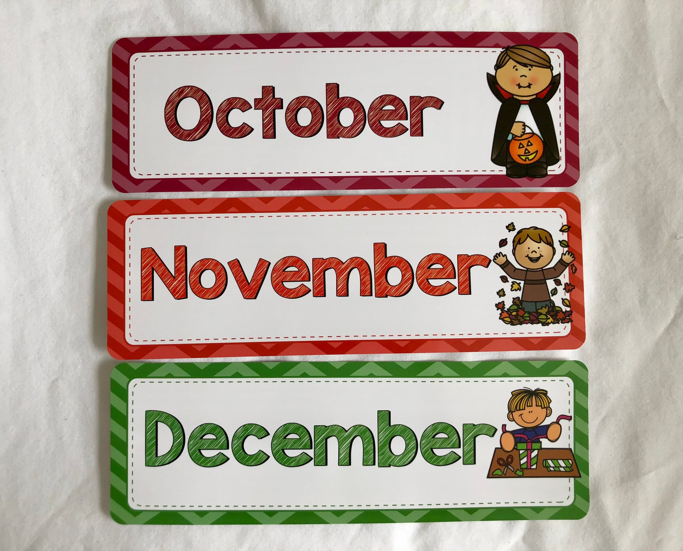 Days/Months/Seasons Flashcard Bundle | 24 pcs