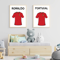 Load image into Gallery viewer, Football Player Shirt Decorative Digital Poster
