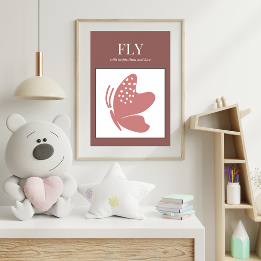 FLY Decorative Digital Poster