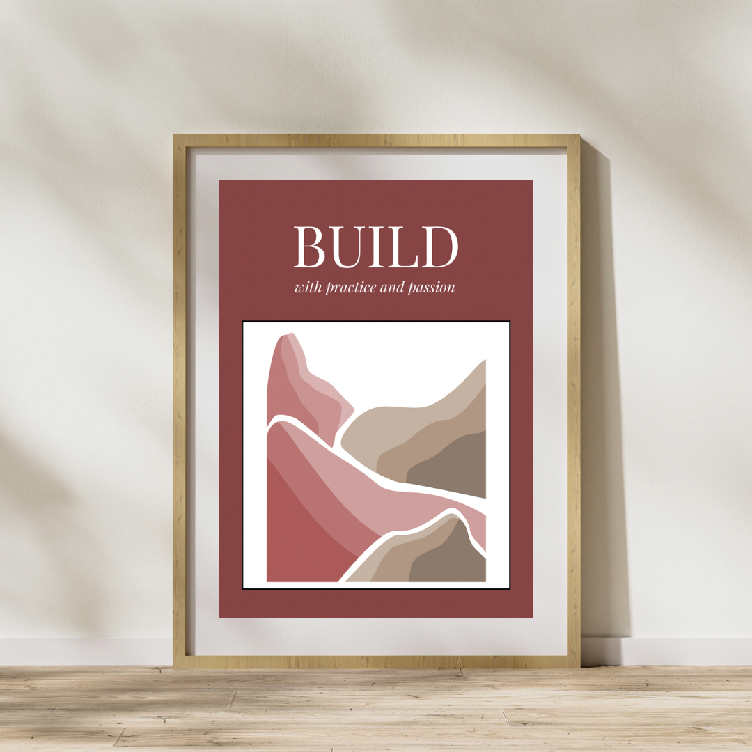 BUILD Decorative Digital Poster