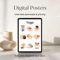 Load image into Gallery viewer, Yoga Poses Digital Poster
