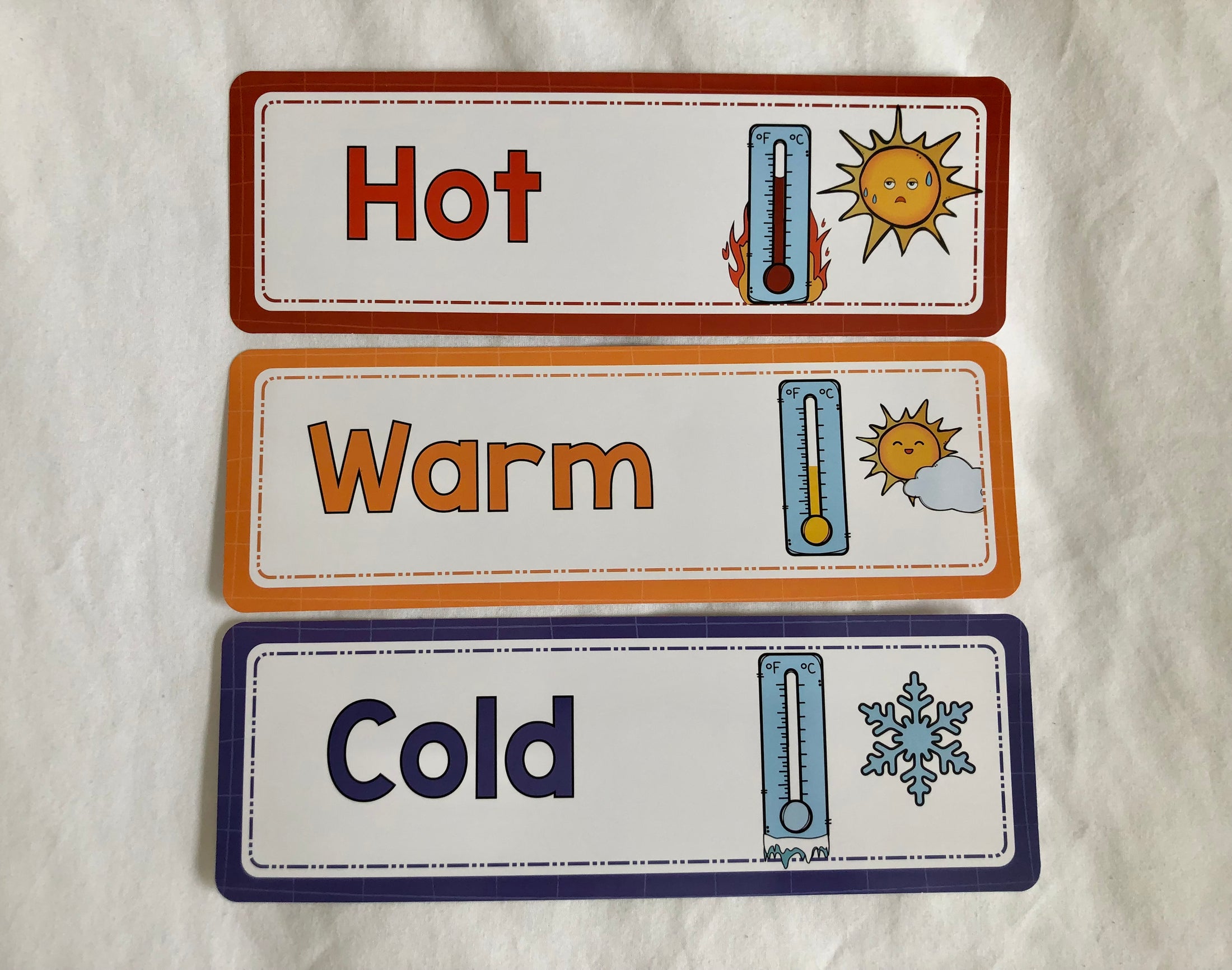 The Weather Flashcards 16 pcs with Digital “The Weather” Poster