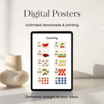 Load image into Gallery viewer, Counting with Fruit Digital Poster
