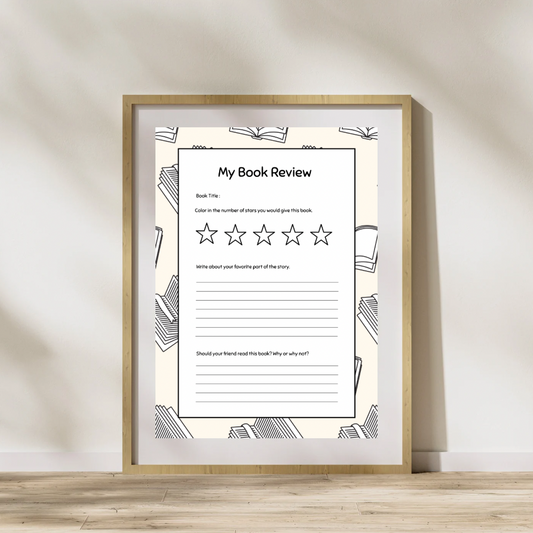 My Book Review Digital Poster